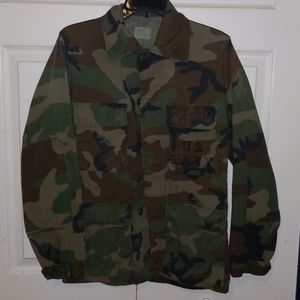 Vintage WW2 Camo Navy Jacket